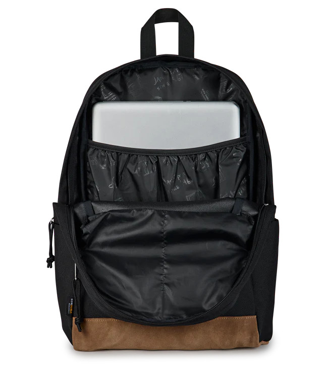 JanSport Right Pack Backpack Black JS0A4QVA008 | 15″ Laptop Sleeve | New