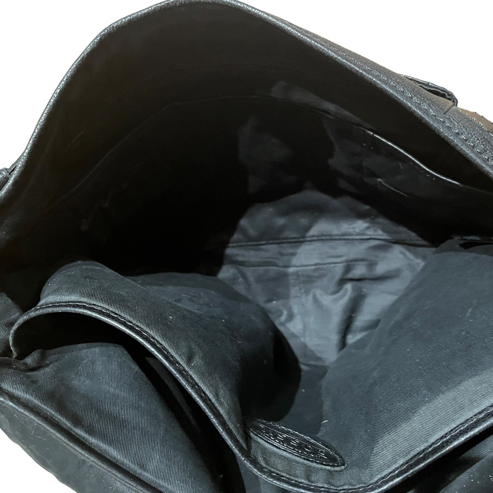 Fossil Messenger Bag Briefcase Attache Case Black Unisex ( Men’s) Estate Retro