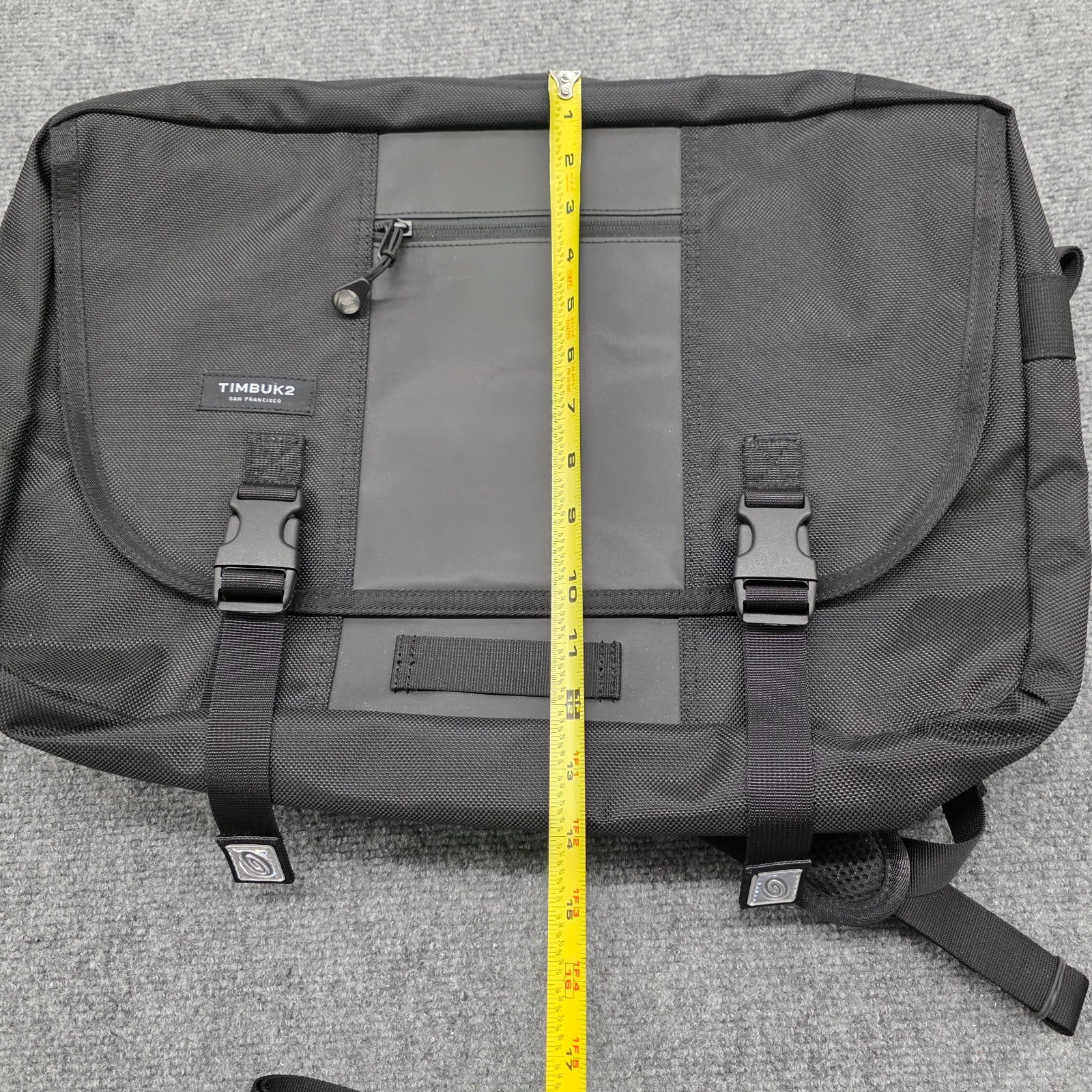 Timbuk2 X Dell Messenger Backpack Convertible 3 In 1 Black Canvas Laptop Bag
