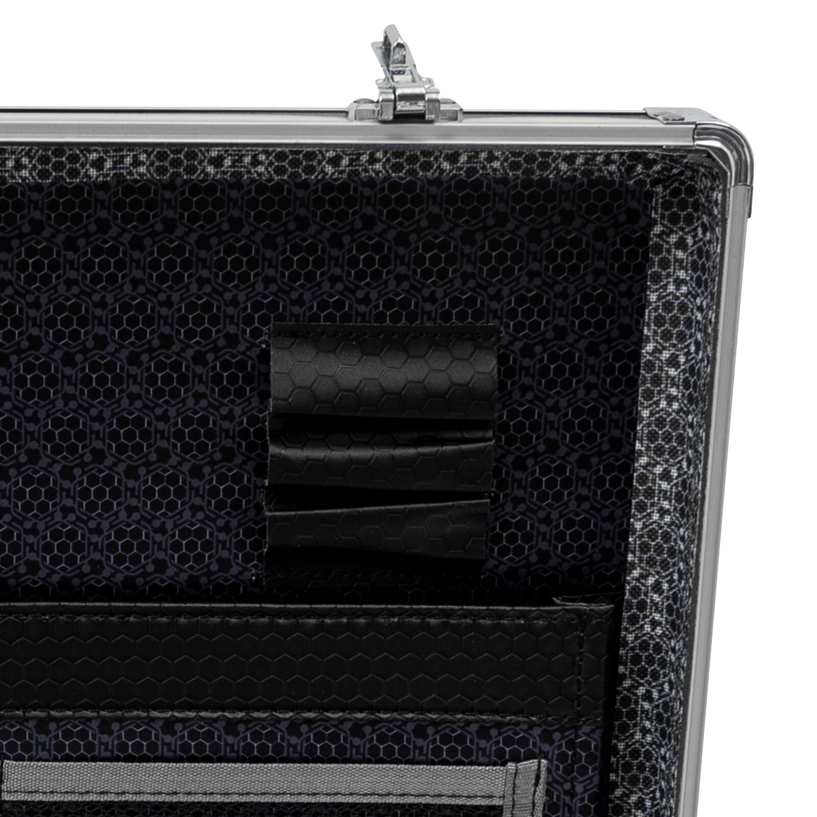 Aluminum Hard Case Big Capacity with Combination Lock Briefcase with Pocket