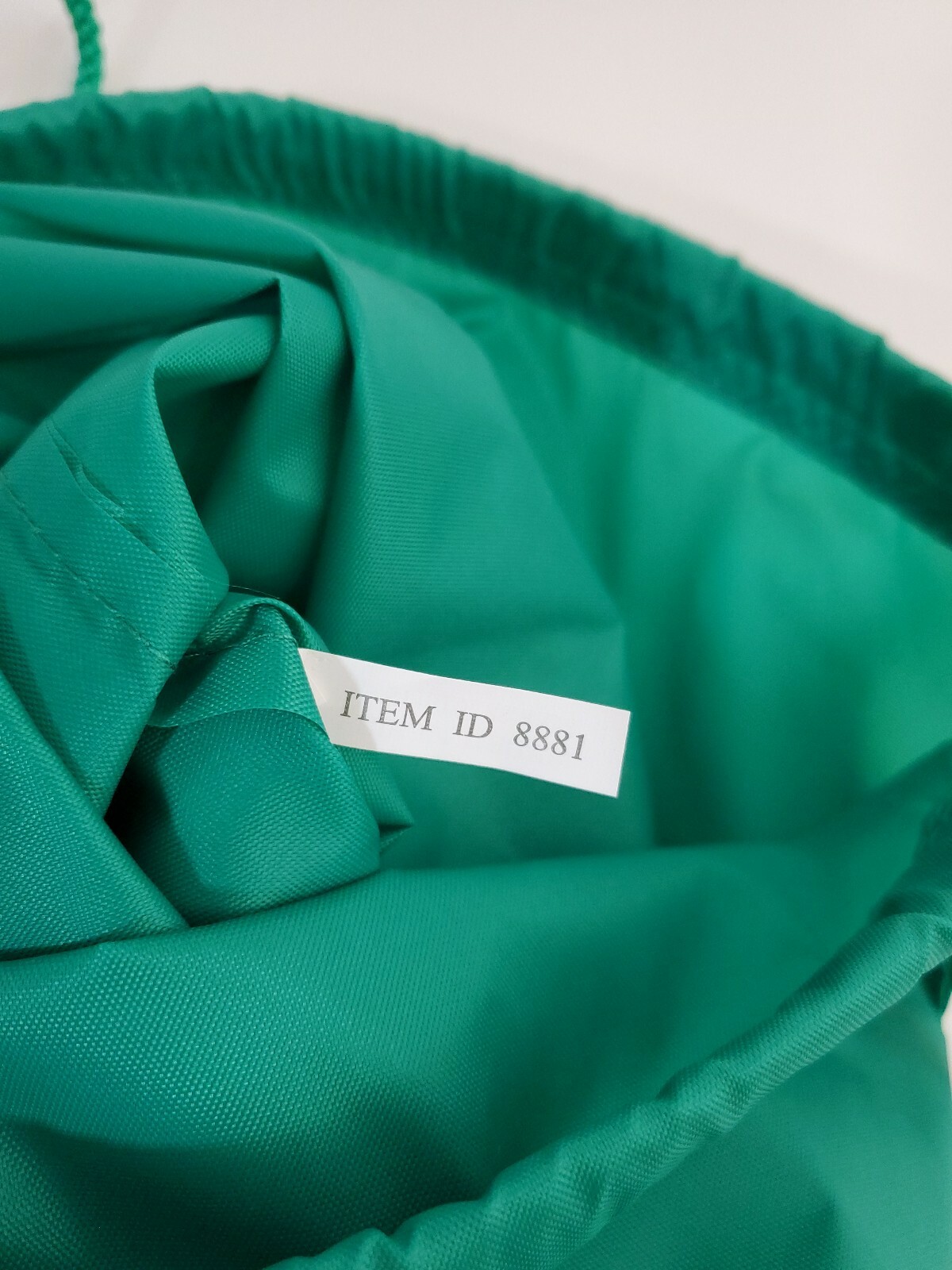 String Backpack Drawstring Cinch Sack Gym Bag School Green Lightweight