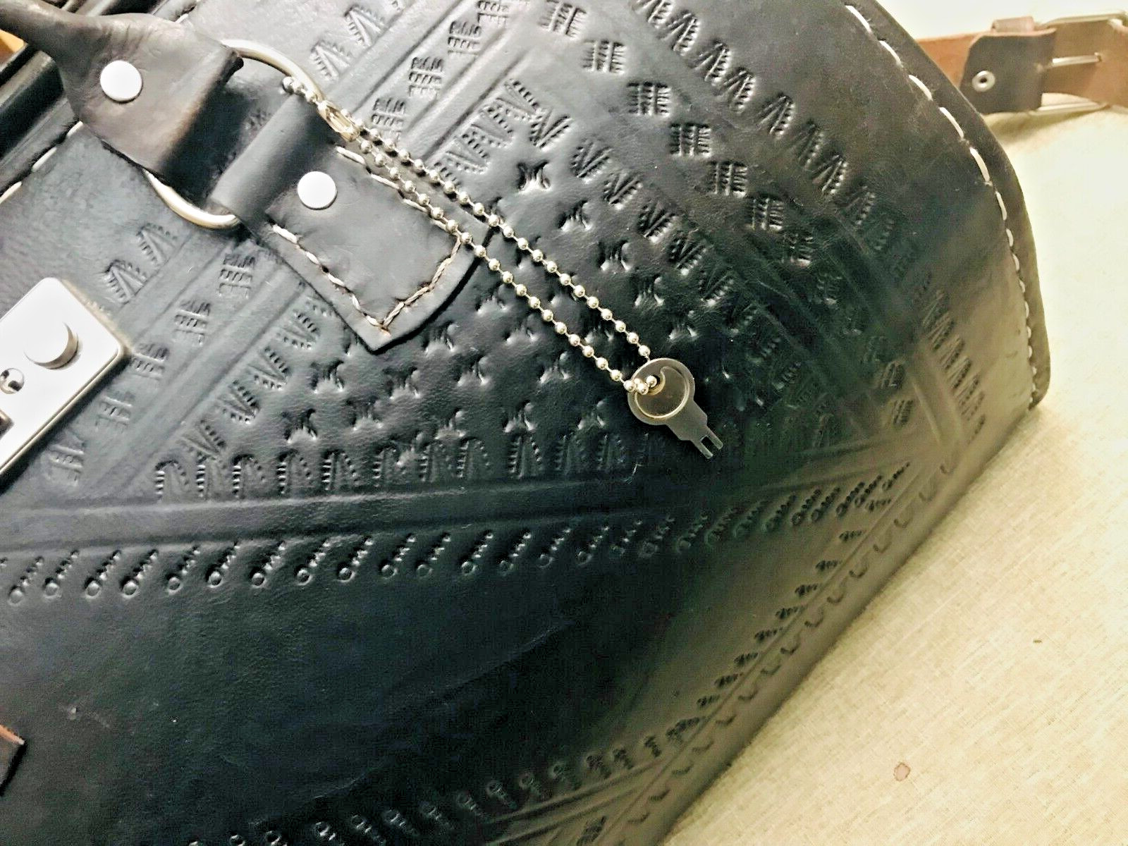 1930s Leather Gladstone Bag / Briefcase / Travel Bag / Messenger Bag – Spain