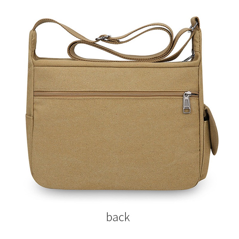 Men’s Canvas Crossbody Bag Vintage Messenger Satchel Casual Daypack Shoulder Bag