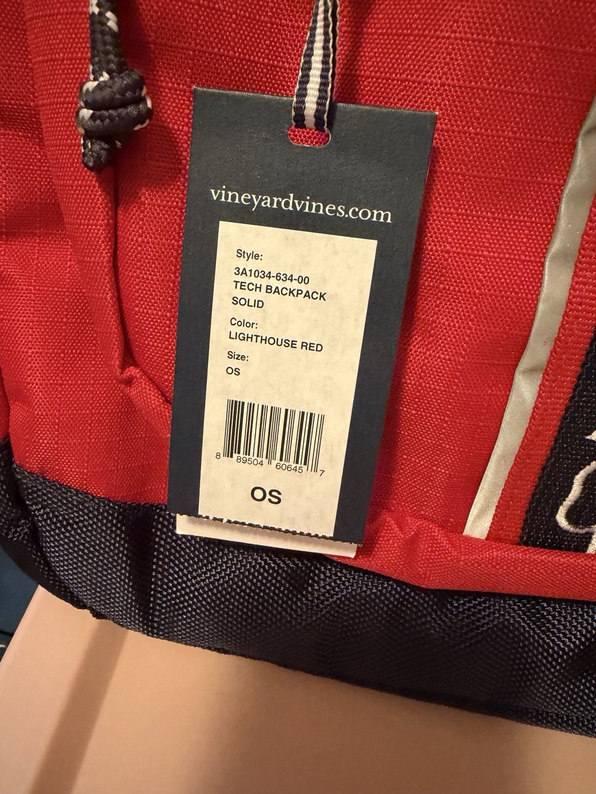 NWT Vineyard Vines Deluxe Back Pack Tech Book Bag