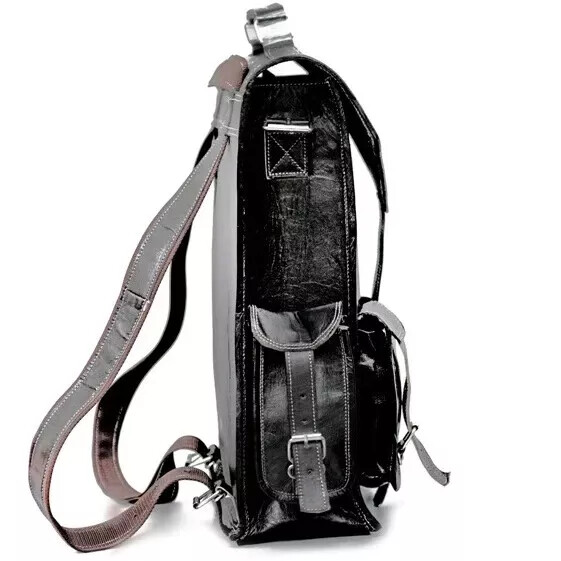 Genuine Vintage Leather Crossbody Convertible Bag – Backpack & Messenger Styles