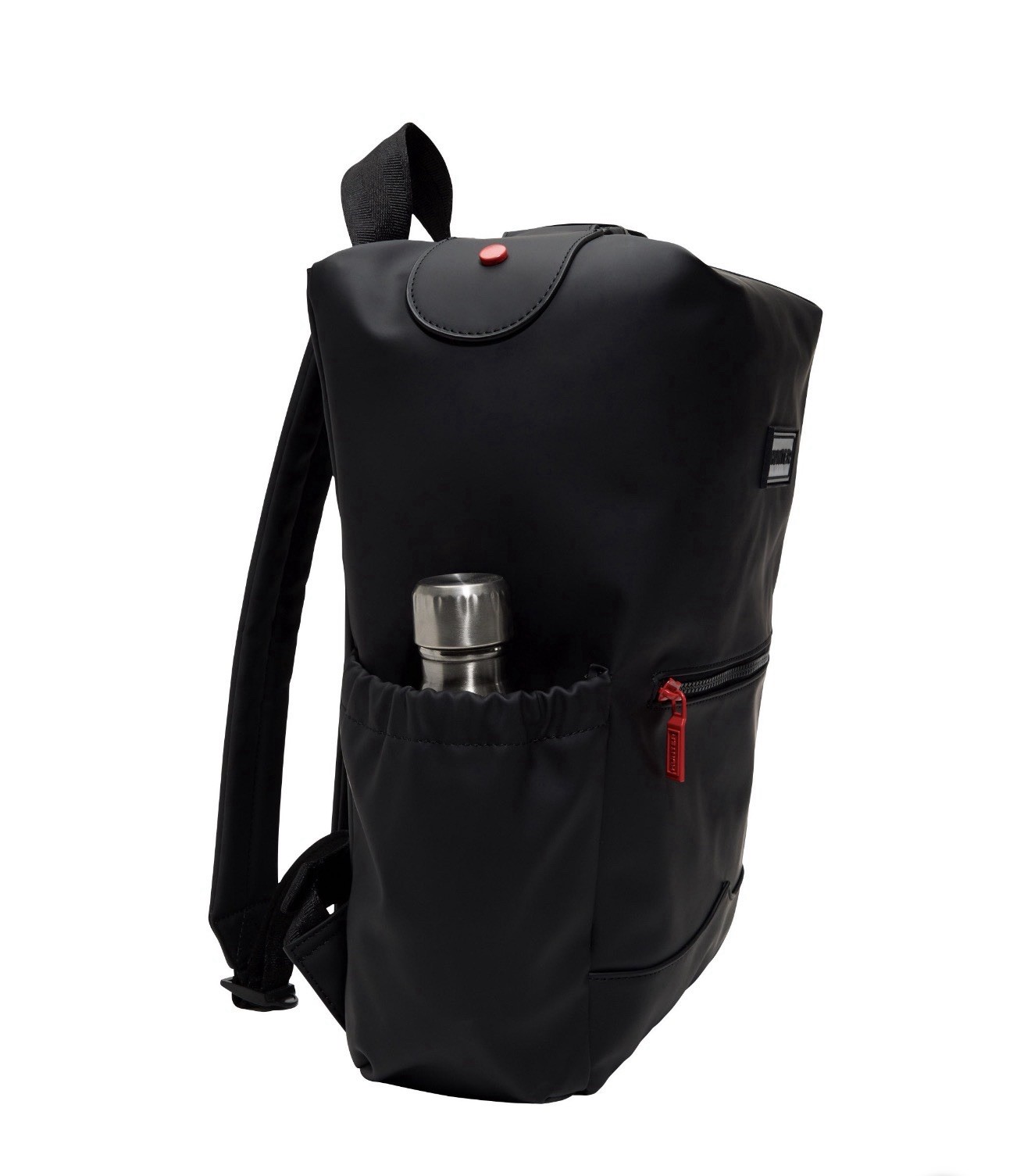 NEW Hunter Waterproof Backpack Black Rolltop Laptop Bag 14″ Minimalist, Pockets