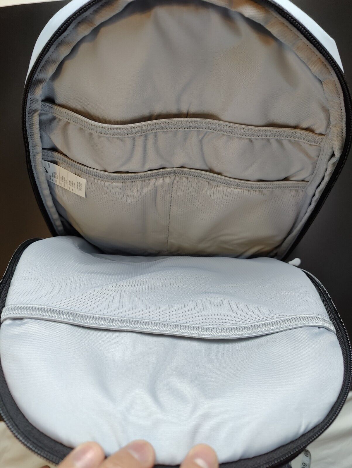 Nike Air Max Bubble Backpack Logo Padded Elite DA9893-012 $160 SAMPLE