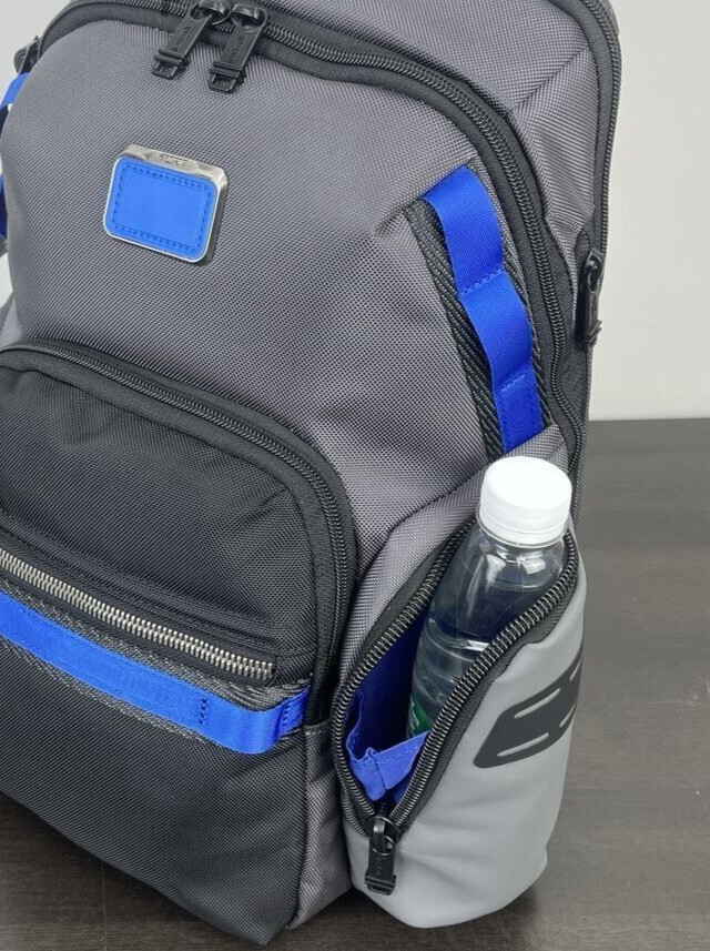 TUMI ALPHA BRAVO Navigation Backpack Bag Business Sports Gray Blue 232793