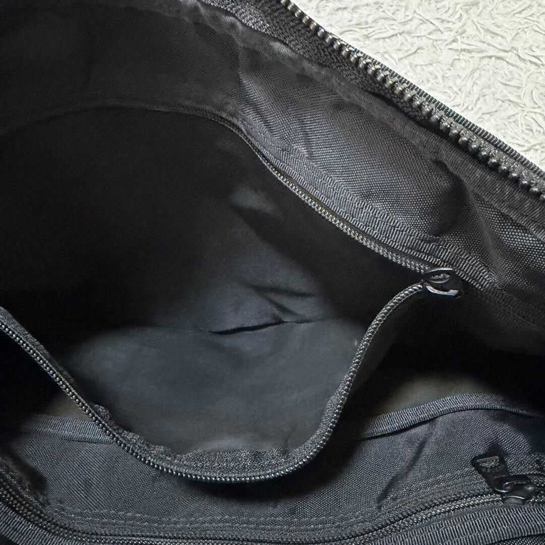 Porter Vintage Heat Black Business Bag 2Way Shoulder Zip Authentic Made in JAPAN