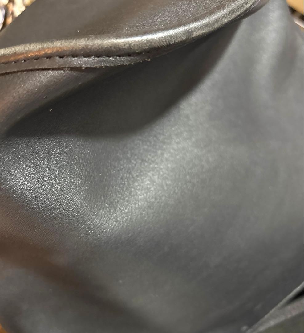 Coach Vintage Shoulder Bag Leather Men Size 28cm Brown EX