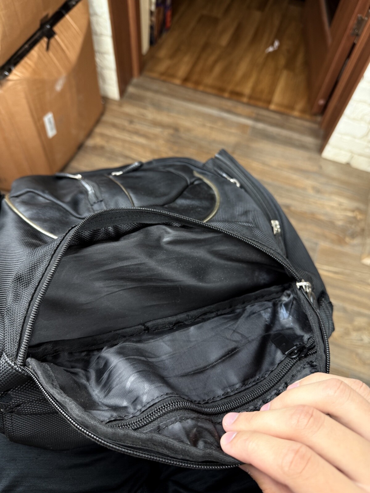 Oakley Software Vintge Black Multipocket Backpack Bag
