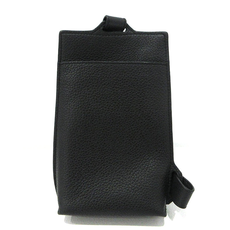 LOEWE Vertical T Pocket Shoulder Bag C500P02X02 Black