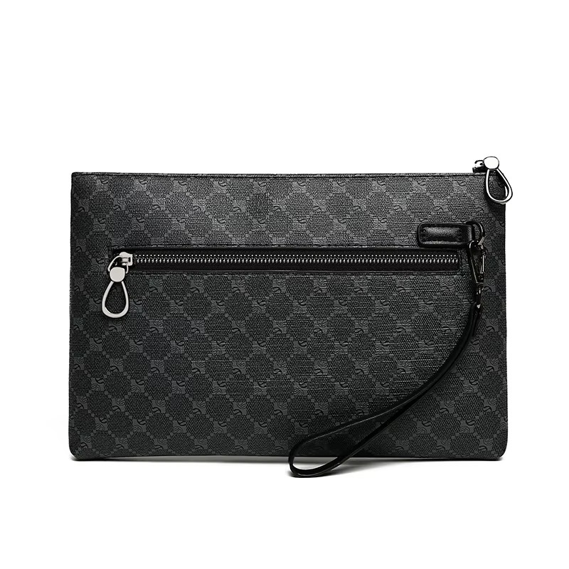 Luxury Designer Business Men Day Clutch High Quality PU Leather Money Pouch Bag