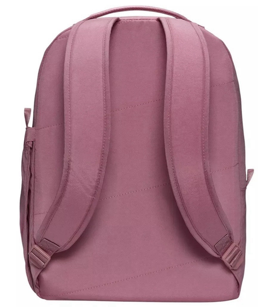 Nike Aura Backpack, 24L, Elemental Pink/Silver Travel Carry On Book Bag