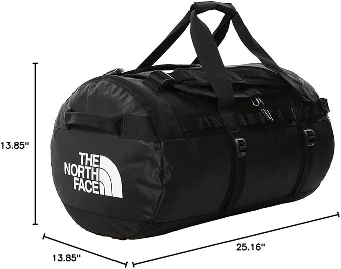 The North Face Base Camp Golden State Duffel Bag, Large, Black, 95 Liters