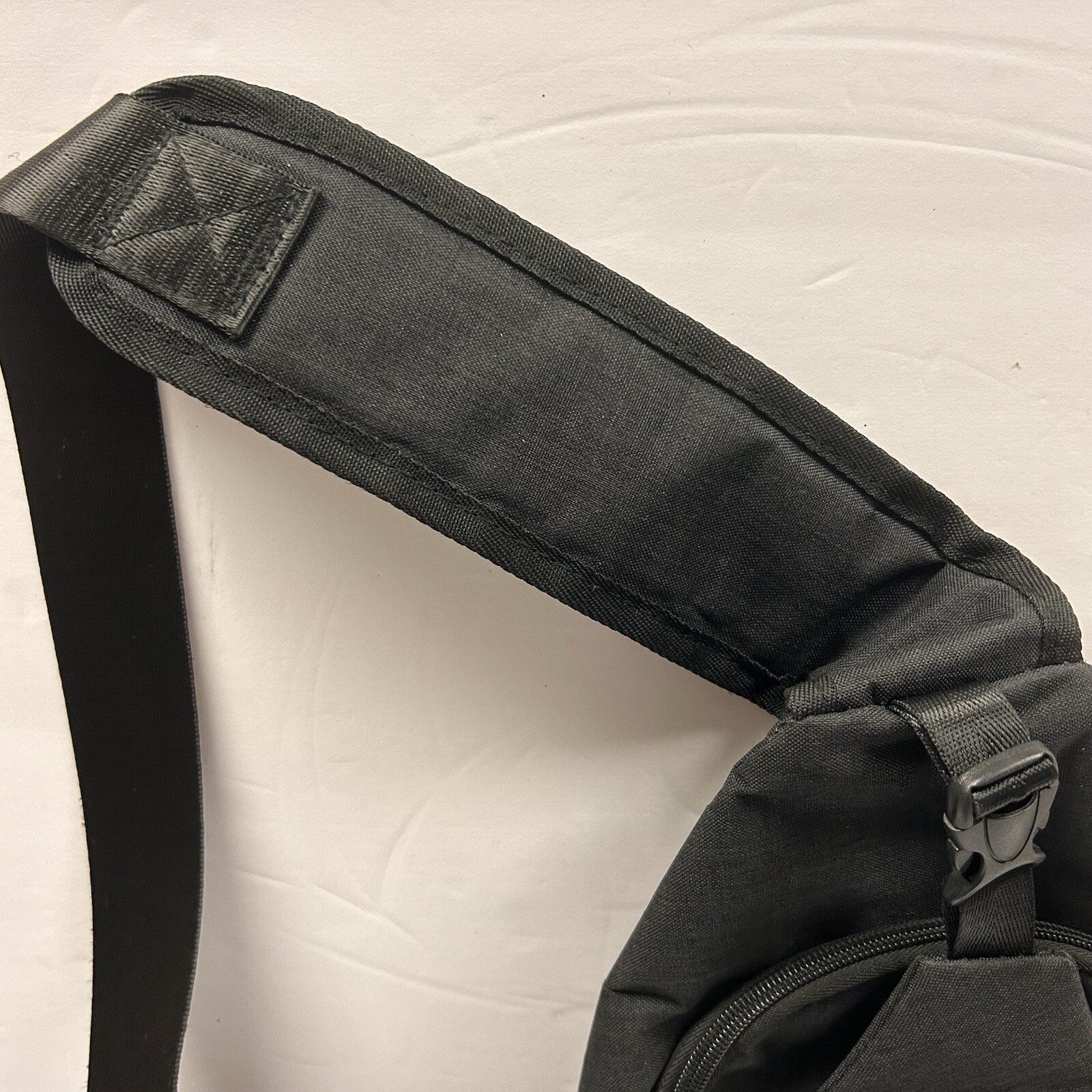 Nupouch One Strap Antitheft Black Sling Backpack with USB Charging Cable