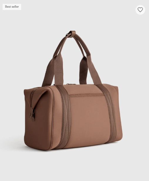 NWT QUINCE ALL DAY NEOPRENE DUFFLE TRAVEL DUFFEL BAG TRAVEL ESPRESSO MSRP $102