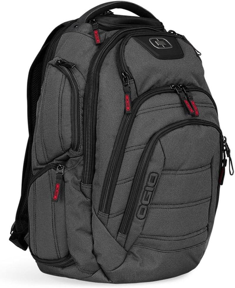 Renegade Large Black Pindot Backpack – Stylish and Durable Design