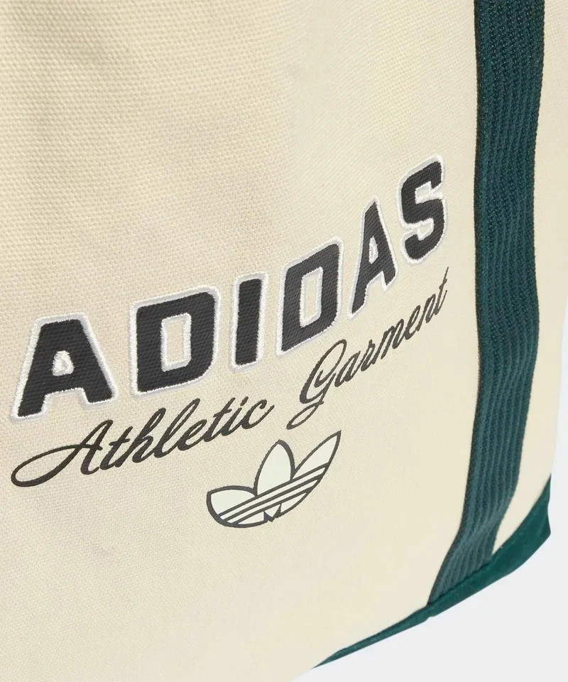 adidas Originals Canvas Tote Bag Aurora Ivy Green Shopper Shoulder Bag KF2041