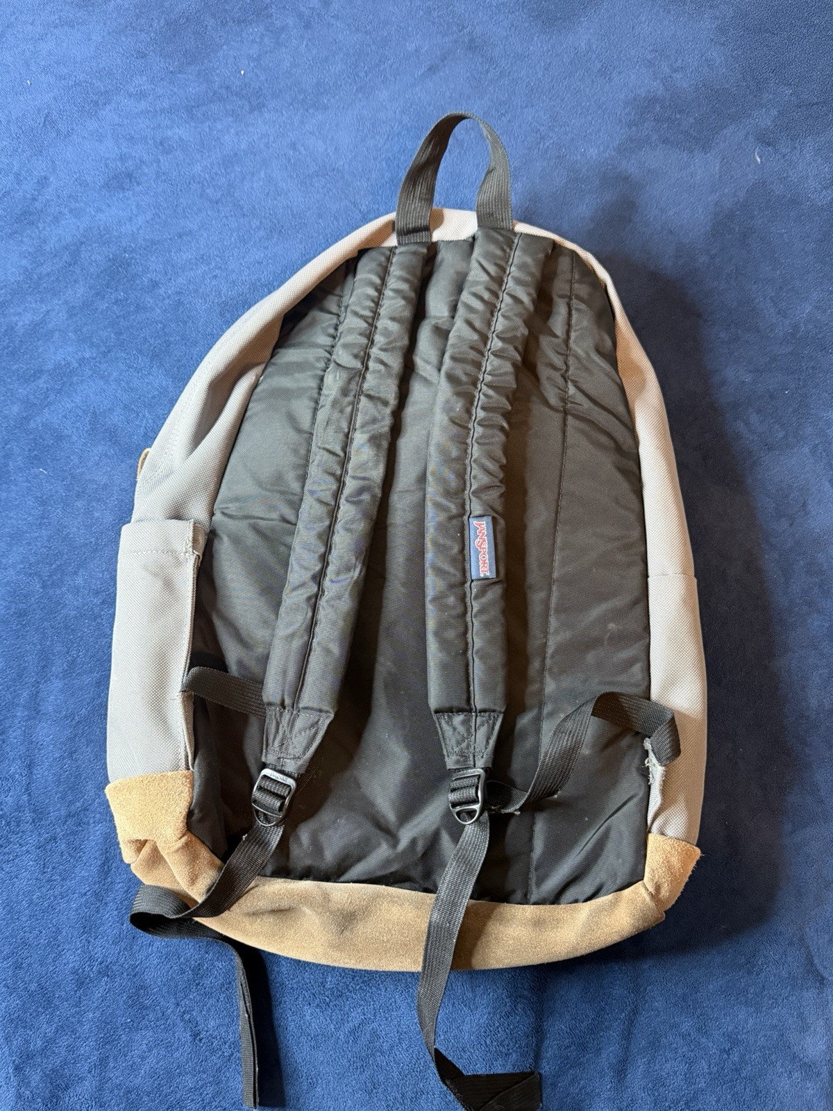 Jansport Right Pack Backpack Gray Suede Bottom (See Photos)