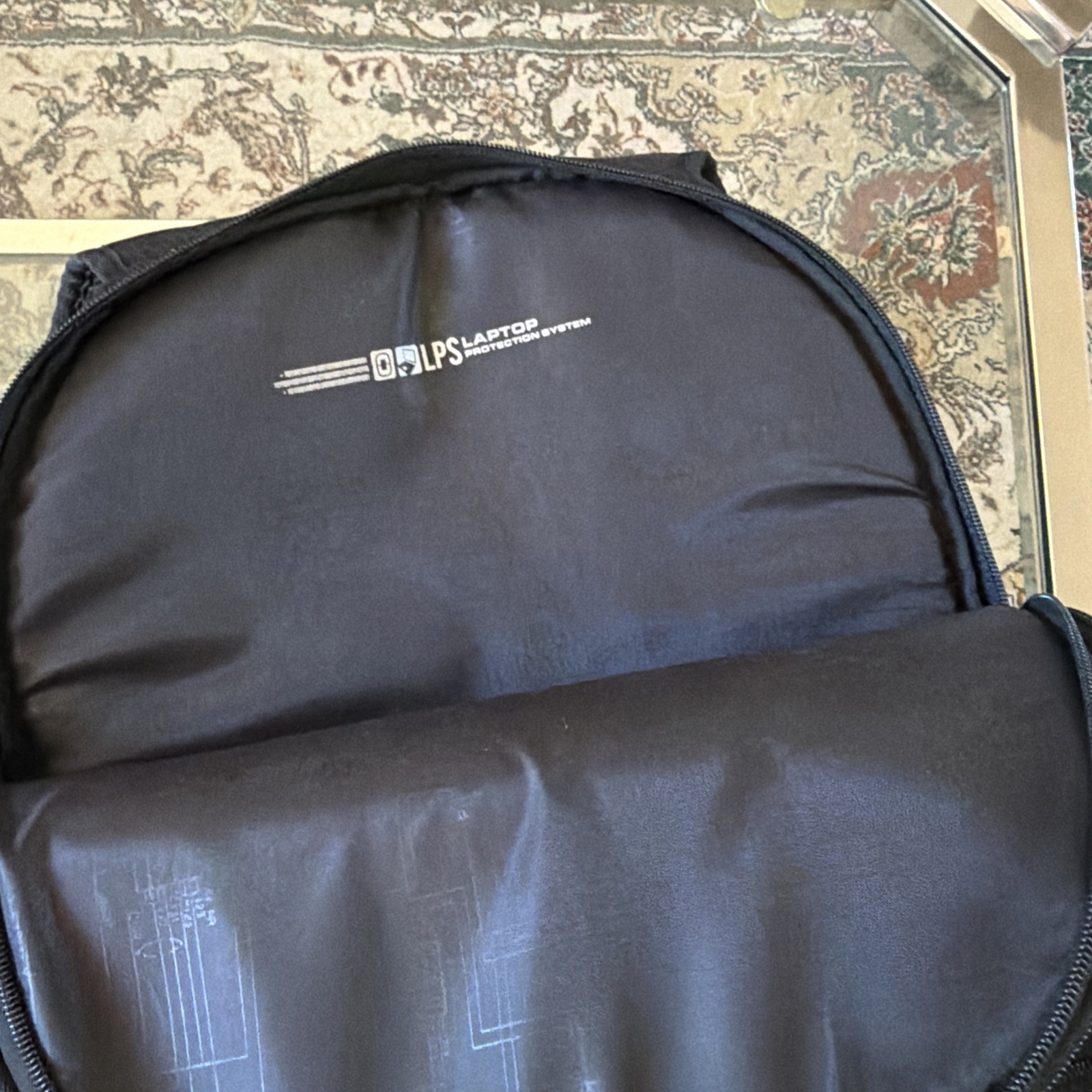 OGIO AIRFLOW Black w/Red Stitching Tech Vault Armored Pocket Backpack