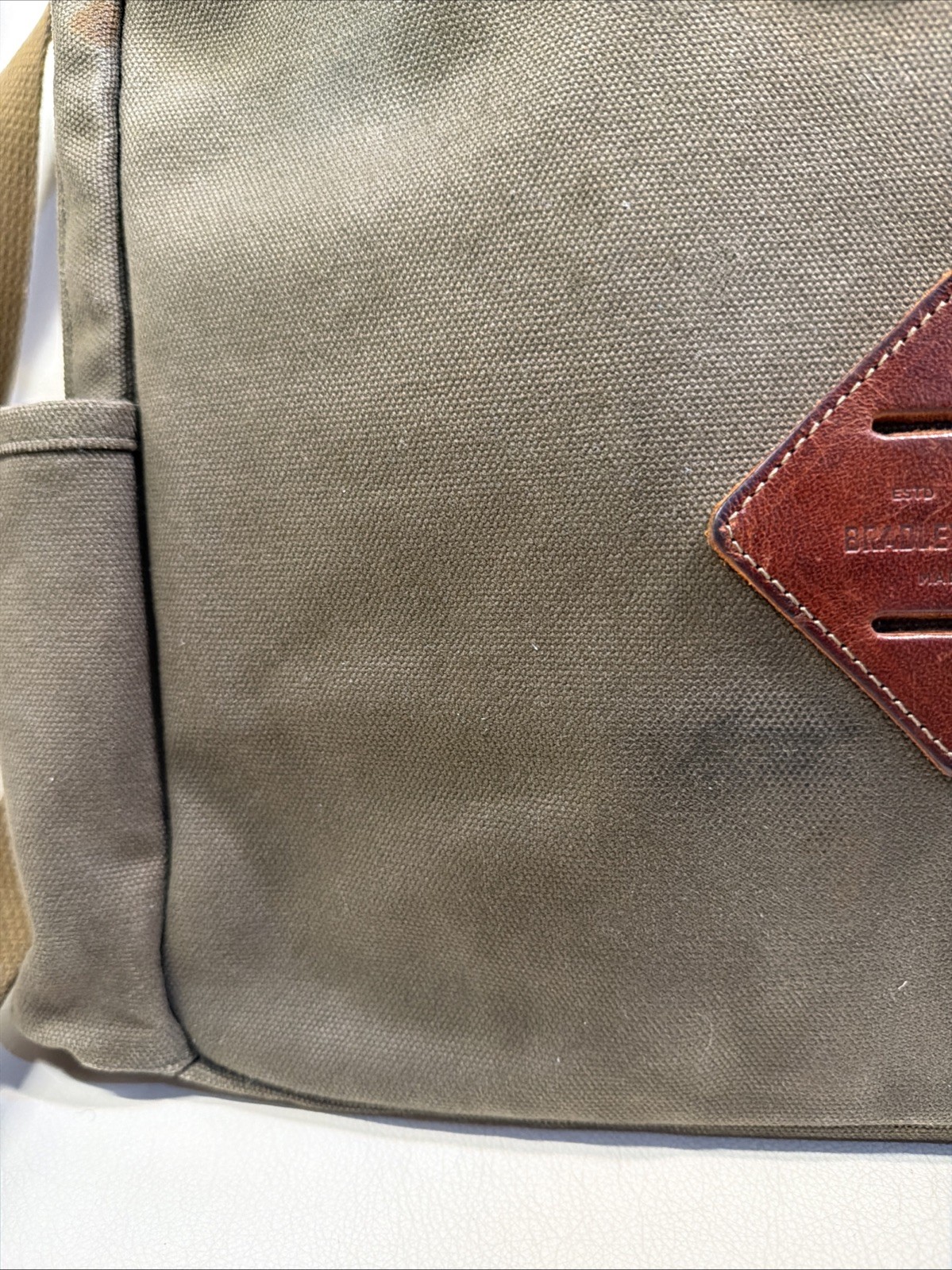 Bradley Mountain Large 17” Waxed Canvas Backpack – Field Tan – Made in the USA