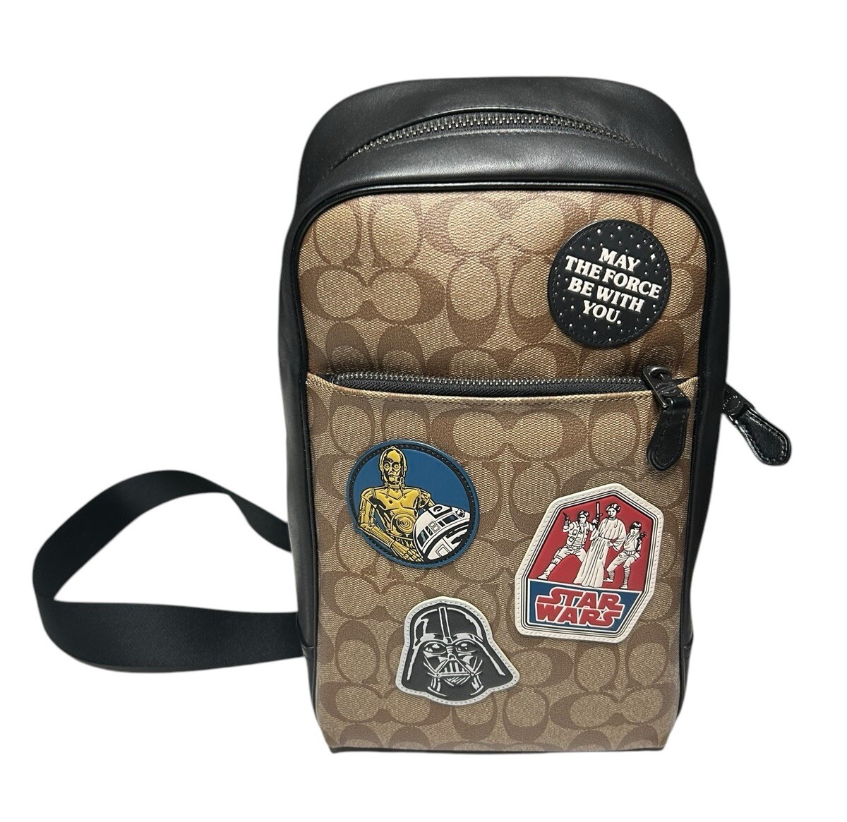 COACH X STAR WARS Westway Pack Sling Bag Crossbody Signature Canvas