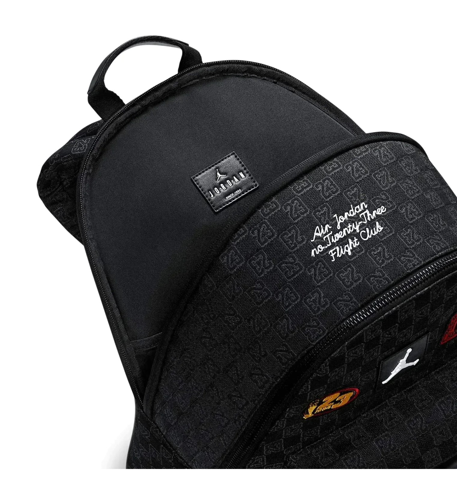 Nike Air Jordan Monogram 20L Black Patch Backpack Bookbag Bag MA9155-023 NEW