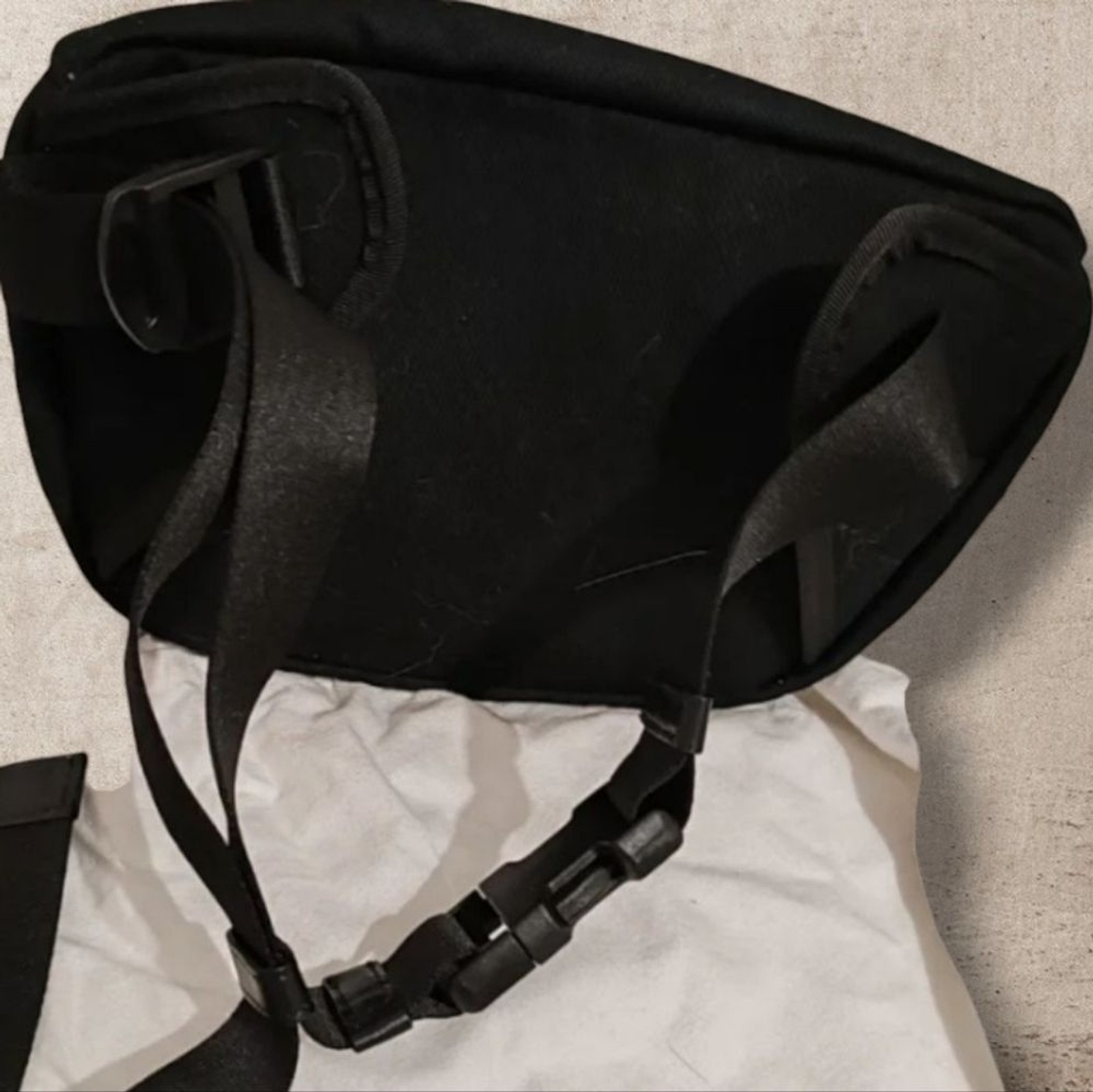 VERSACE Beverly Palm Miami Black Belt Bag with Vibrant Graphic Waist Sling Bag