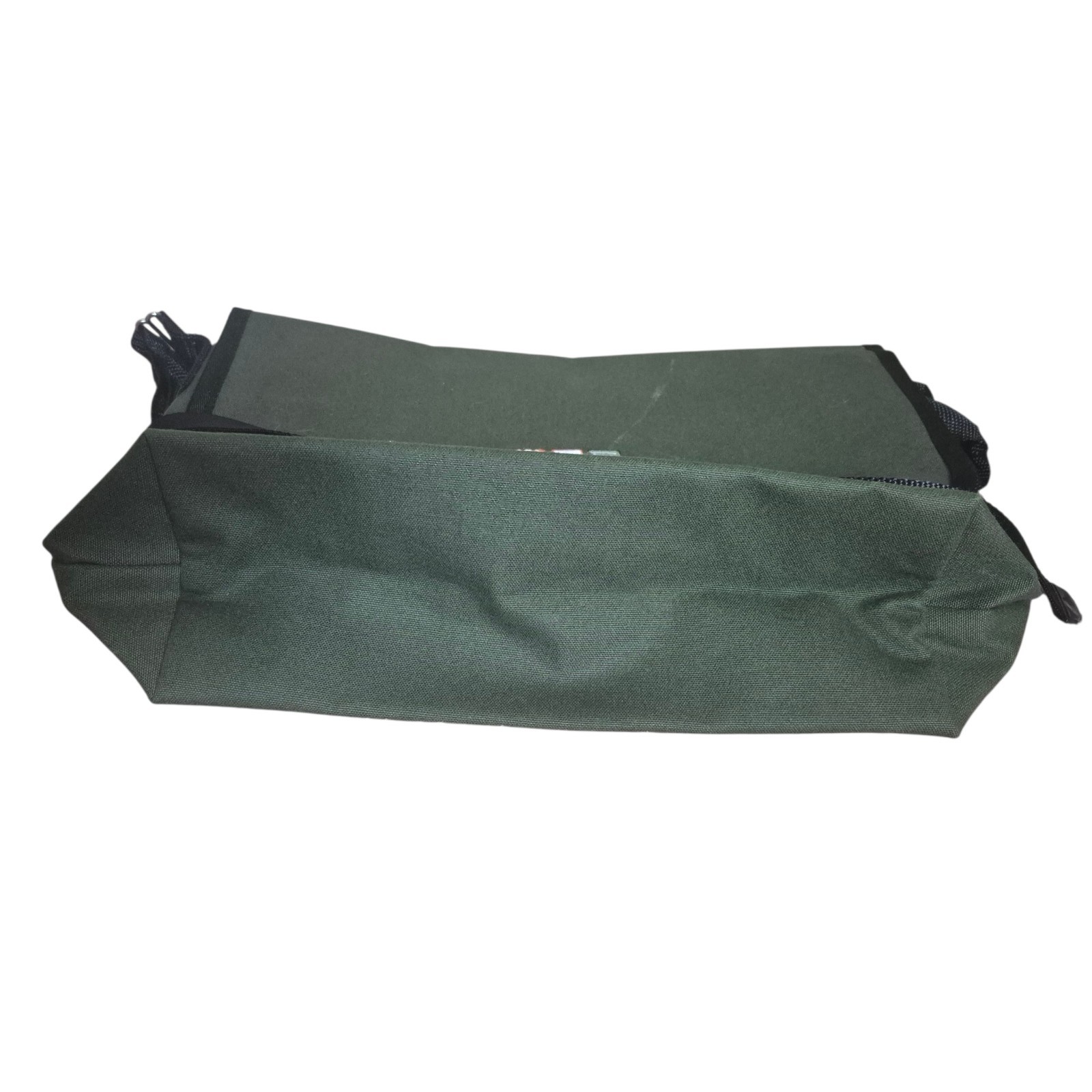 De Martini Messenger Bag Large Green Canvas “Washington Square Films” Logo