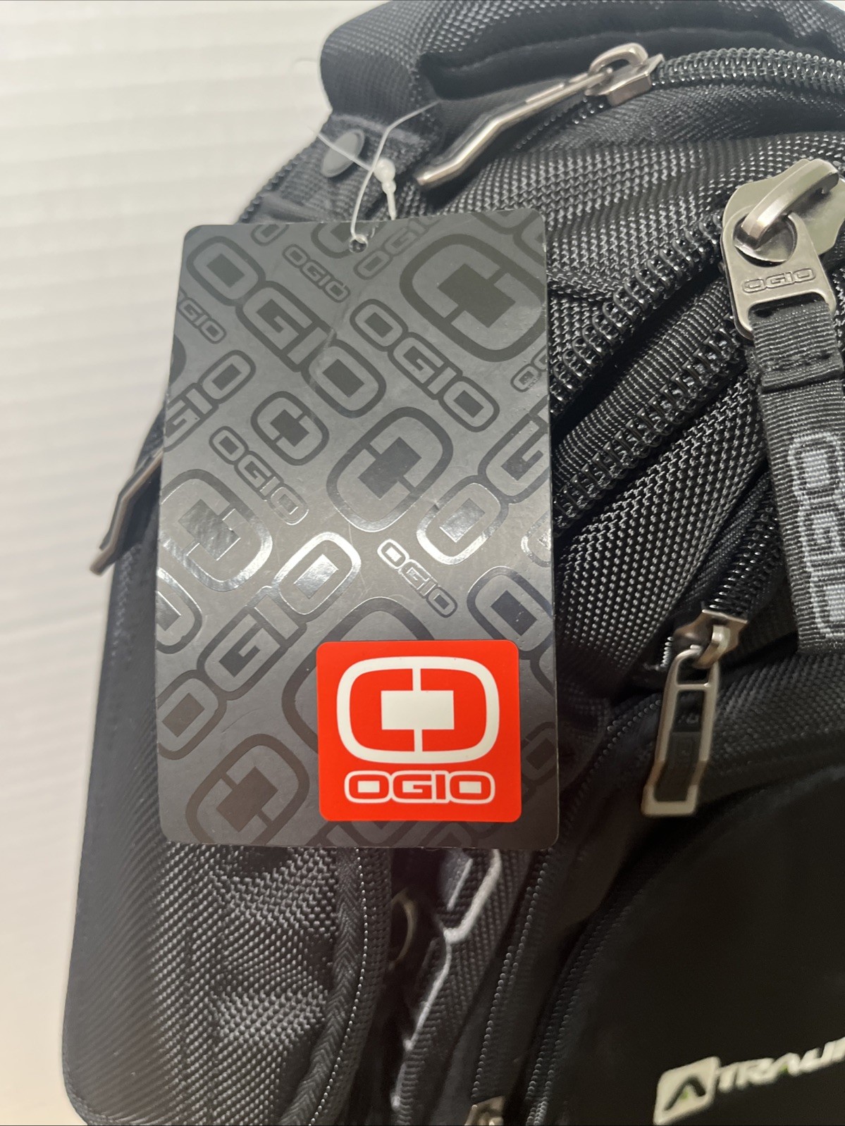 Ogio Backpack Stratagem Laptop Black Embroidered Logo Adjustable