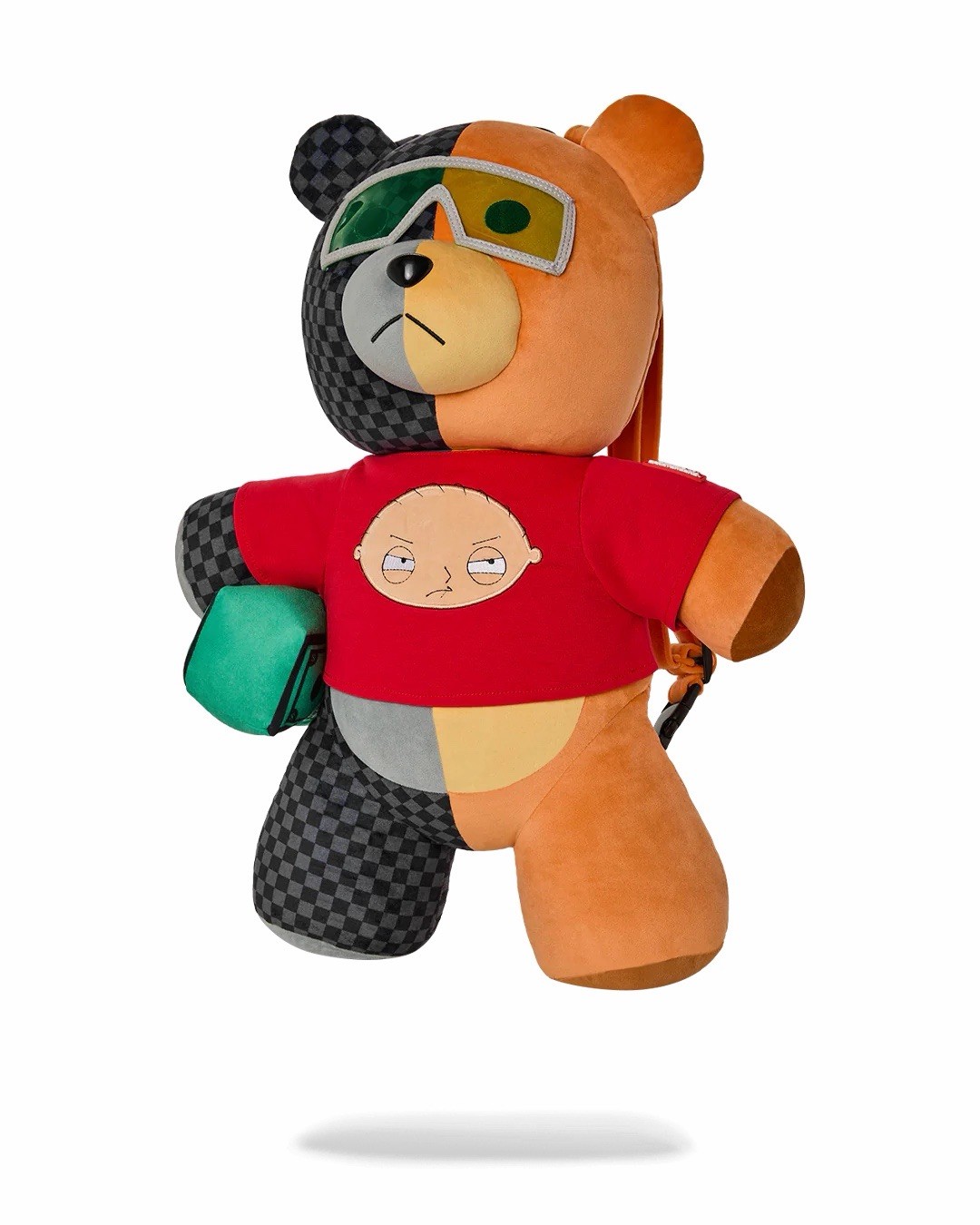 SPRAYGROUND LIMITED EDITION BACKPACK FAMILY GUY RUPERT BEAR MONEY BEAR PLUSH NEW