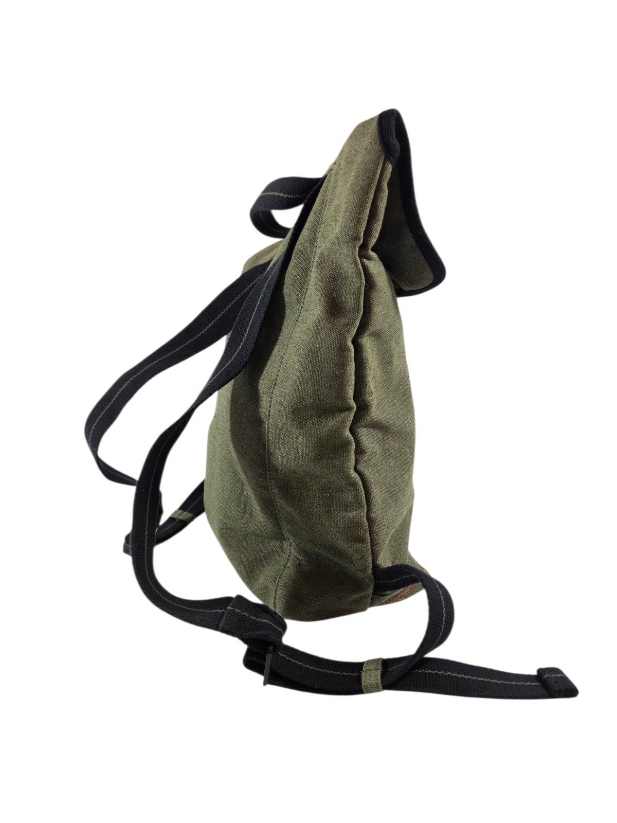 House Of Marley Hemp Bag Bob Marley Back Pack Olive Green Adjustable Straps