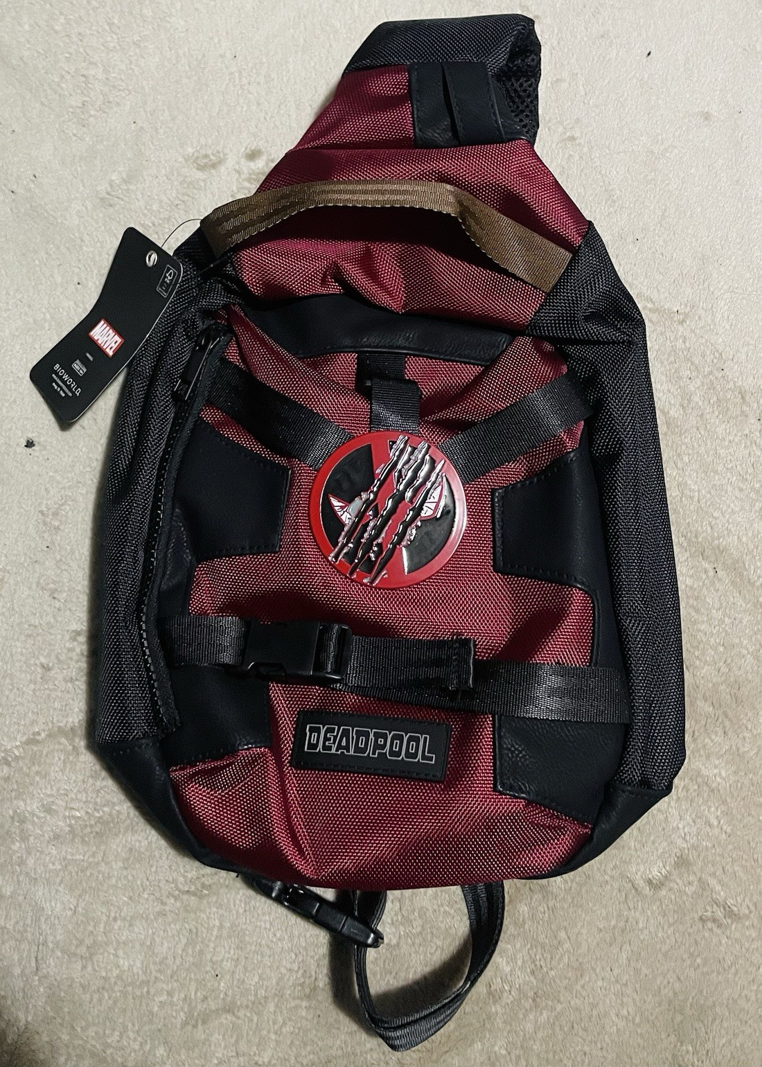 Marvel Deadpool and Wolverine Crossbody Sling Bag