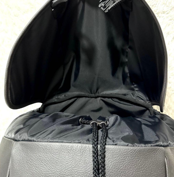 Ferrari Purosangue Black Leather Backpack with Storage Bag Original Genuine