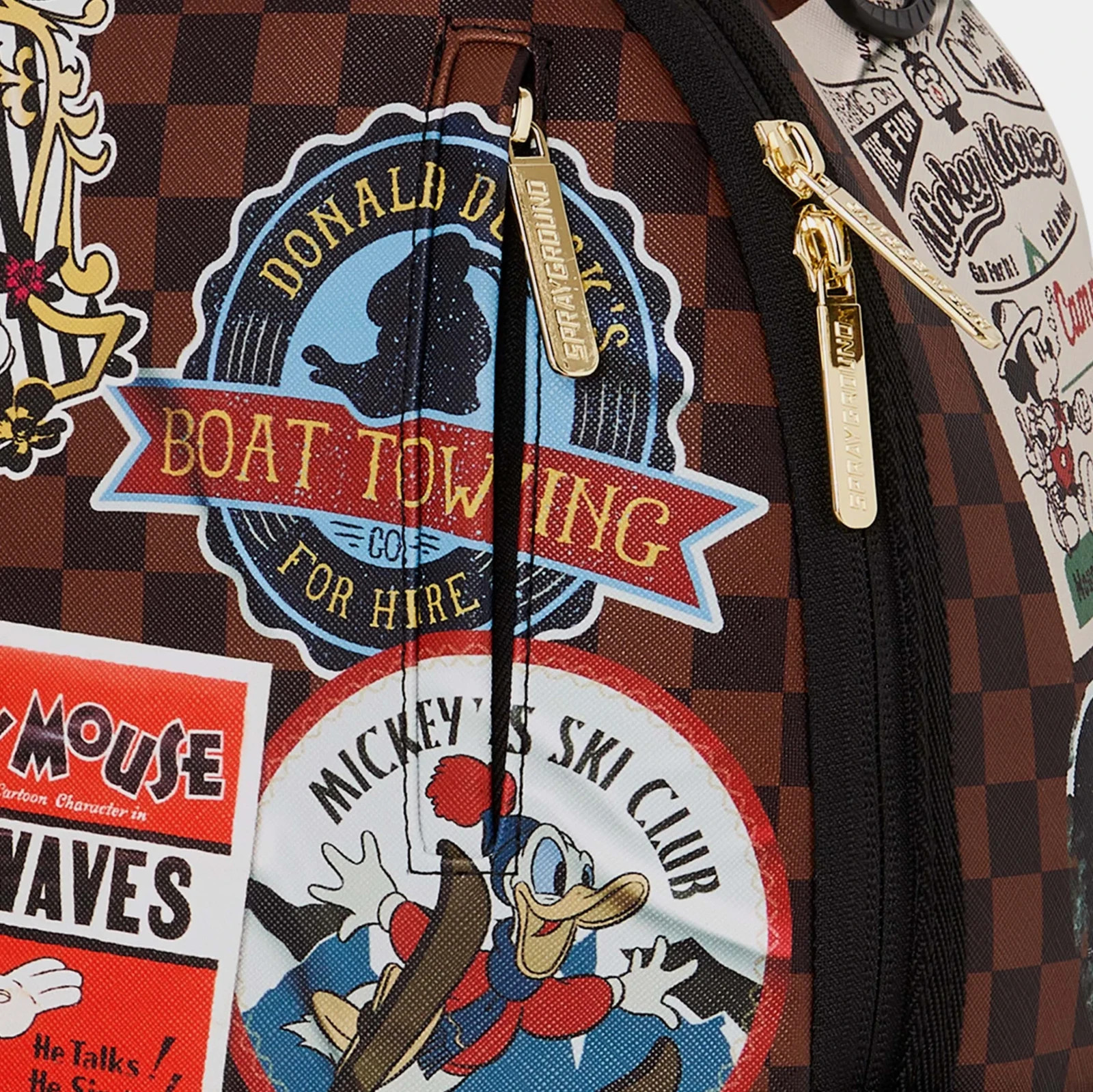 Sprayground Mouse Global Mogul Backpack 🔥New W/ TAG Black Bookbag School Bag