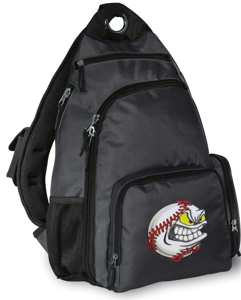 Baseball Backpack COMFORTABLE CROSS BODY STYLE & LOADED w/ FEATURES!