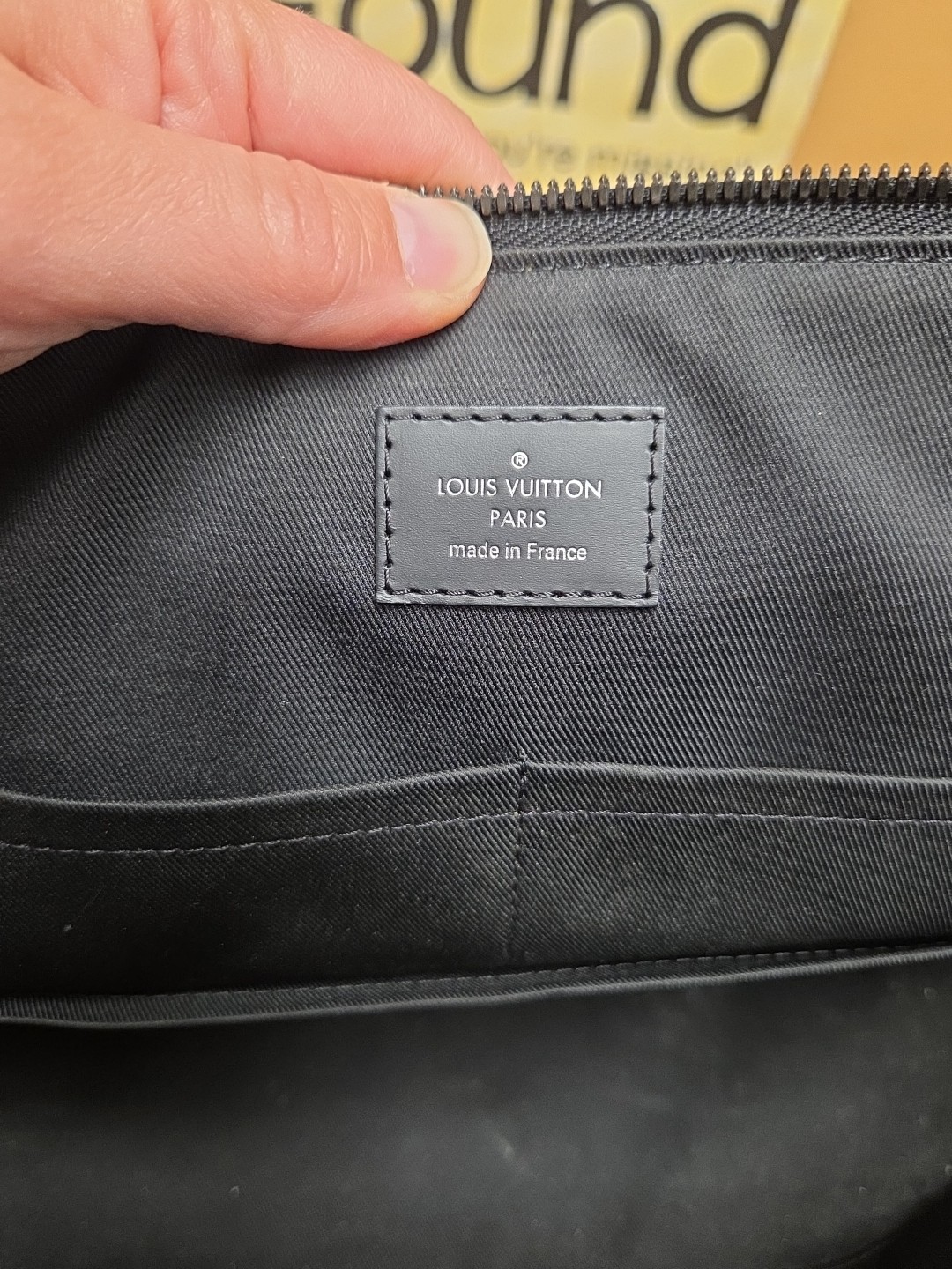 Louis Vuitton Monogram Eclipse Explorer Briefcase Black & Grey Monogram NO STRAP