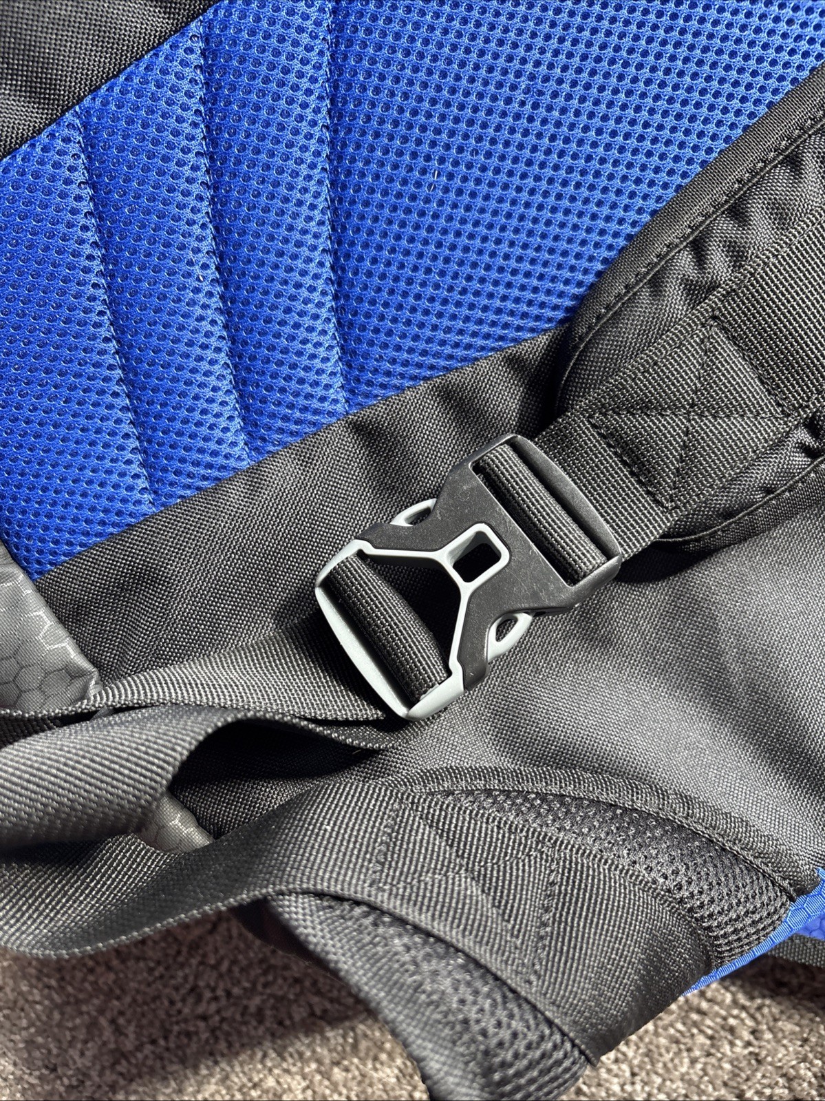 Adidas Y2K One Shoulder Messenger Bag backpack Blue Ripstop Vintage Yeezy