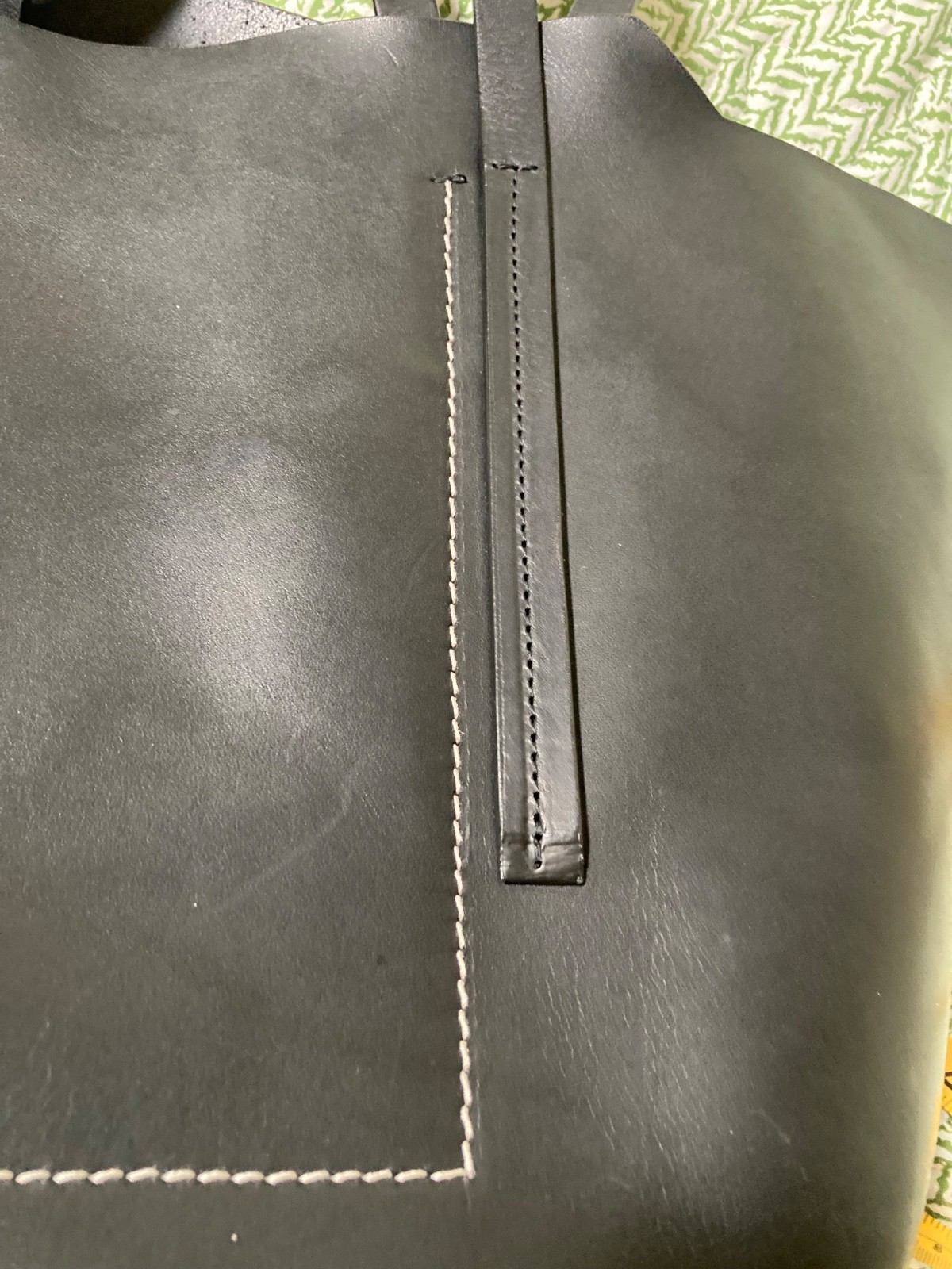 Rick Owens leather tote bag