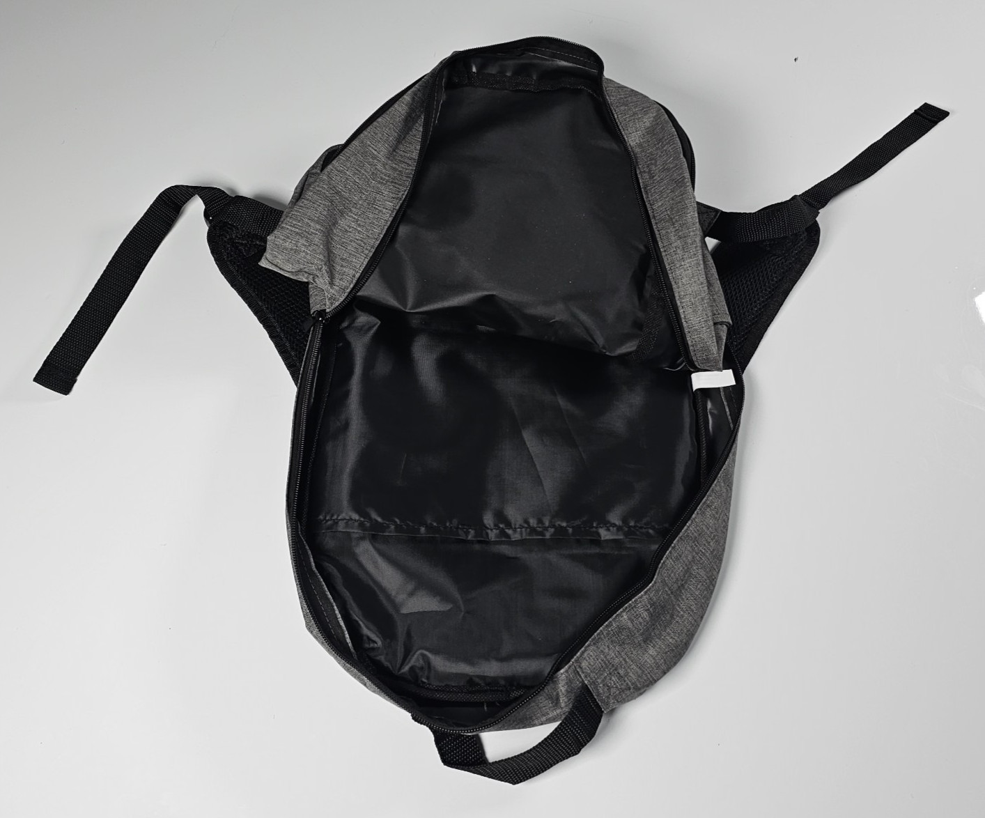 Merchant & Craft Tech Backpack Grey Black 3 Pockets Laptop Daypack One Size