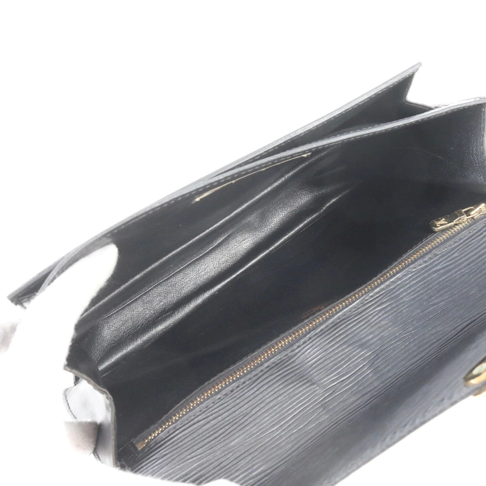 Louis Vuitton Epi Serie Dragonne Leather Bag Black 25cm x 18cm x 6cm