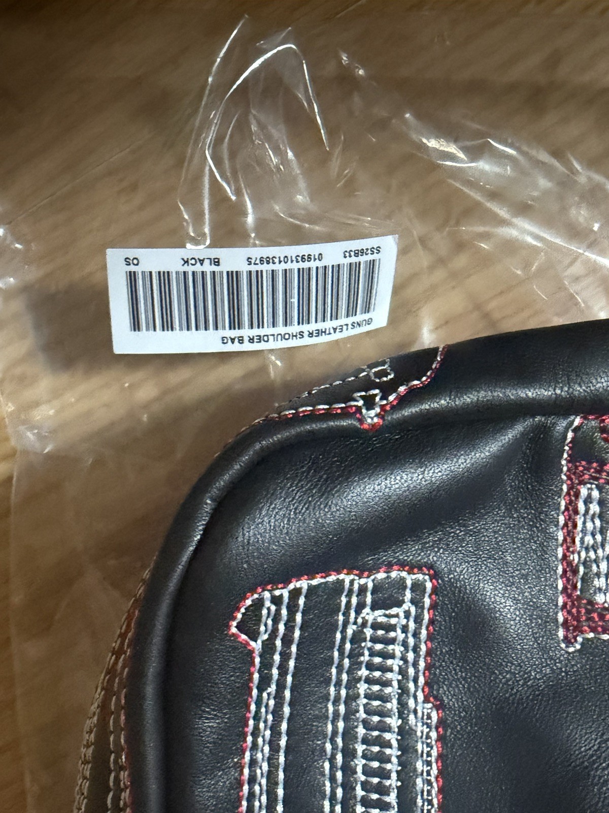 Supreme Guns Leather Shoulder Bag SS26
