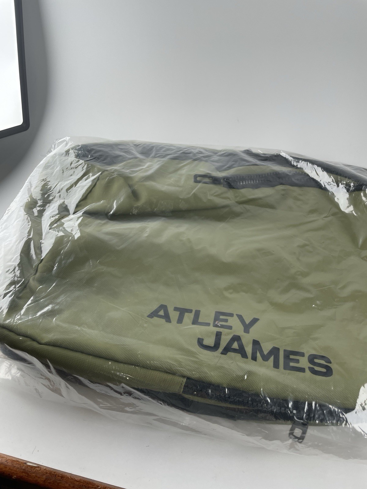 ATLEY JAMES Olive Green Travel- Backpack. Brand New – Never Used.