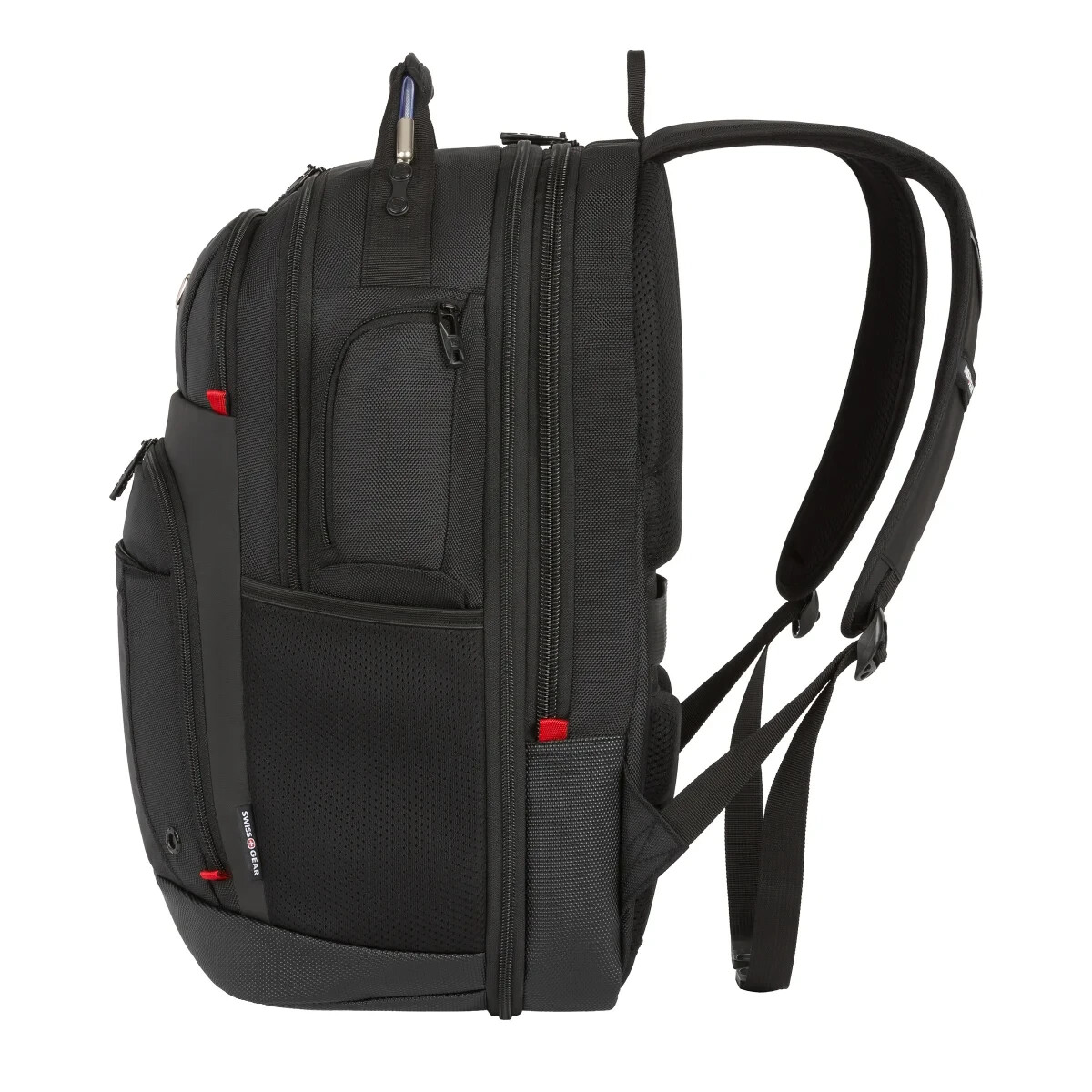 SWISSGEAR 17″ Travel Laptop Backpack w Cable organizer, Fits up to 17.3″ Laptops