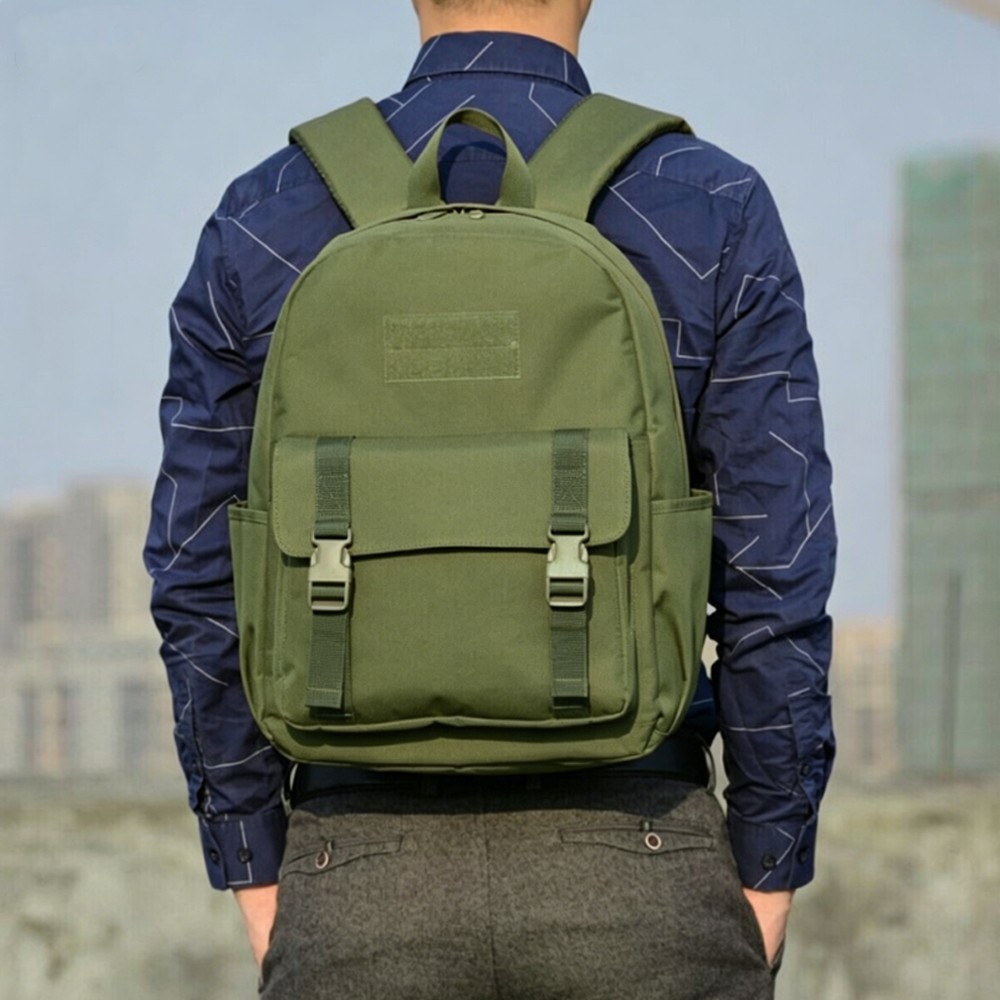 19L Green Backpack School Laptop Bookbag Travel Tactical Camping Rucksack Bag US