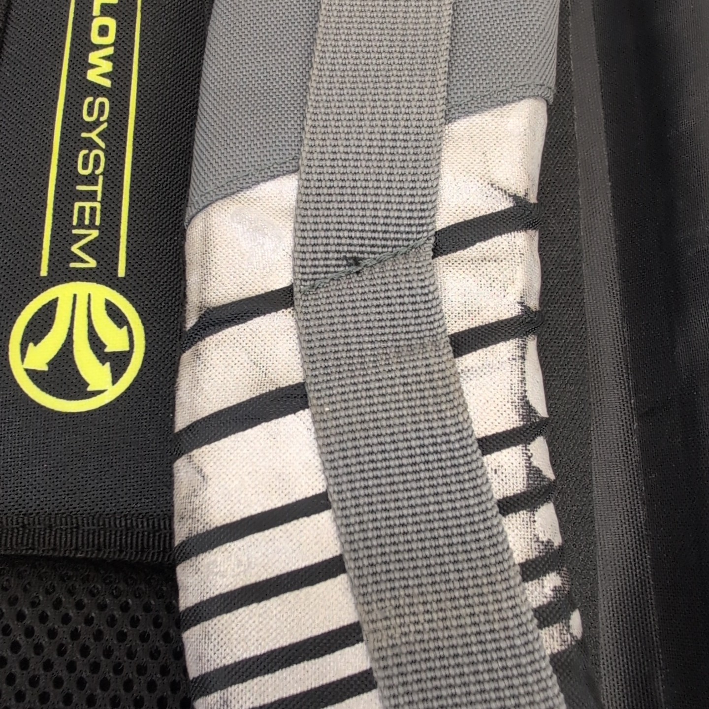 OGIO Motorcycle Backpack ALL ELEMENTS Black Gray AquaTech Air Flow System Bag