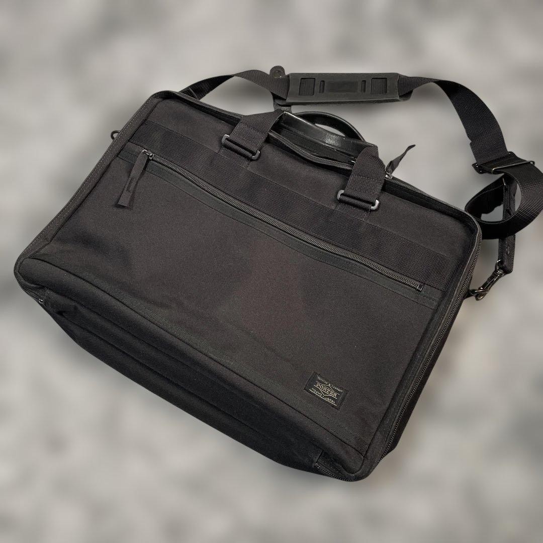 Porter Briefcase Black Shoulder Men Rare yoshida kaban Model Limited Edition VHT