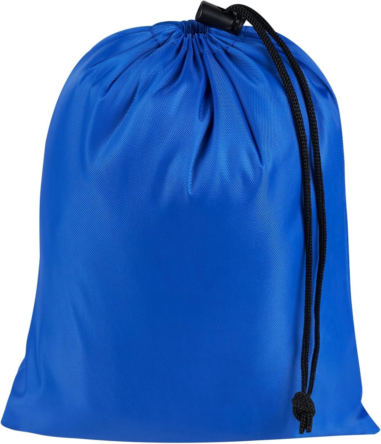 6 Set Drawstring Bag With Toggle Nylon Cinch & Ditty Pouch Blue 7 X 9 Inch