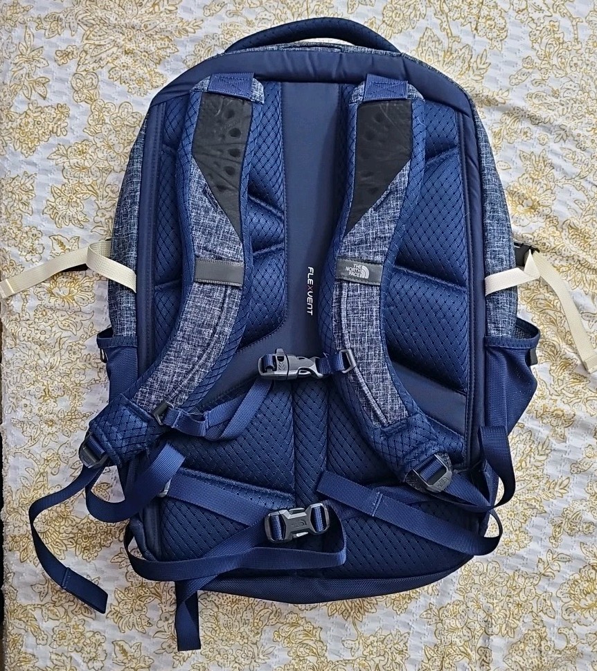 THE NORTH FACE Unisex Borealis Commuter Laptop Backpack Navy/Pink 28 Liter RARE